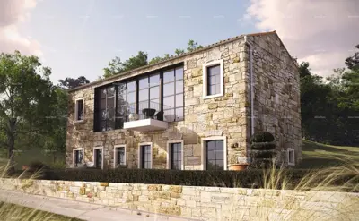 Prodaja - istarska kamena kuća u fazi renovacije, blizina Cerovlja! - 2