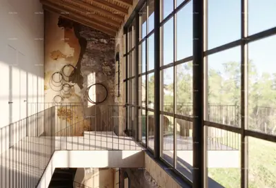 Prodaja - istarska kamena kuća u fazi renovacije, blizina Cerovlja! - 4