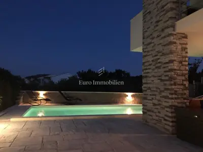Murter, Wohnung im Erdgeschoss mit Pool in Meeresnähe - 11