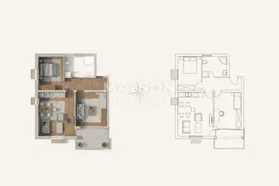 Wohnung 66 m², Saršoni - ruhige Lage im Grünen - 5