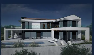 Building plot, Rakalj - building permit and paid contributions