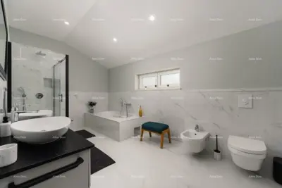 Luxury, fully furnished Istrian villa with a studio apartment, pool, and sea view, Kanfanar! - 9