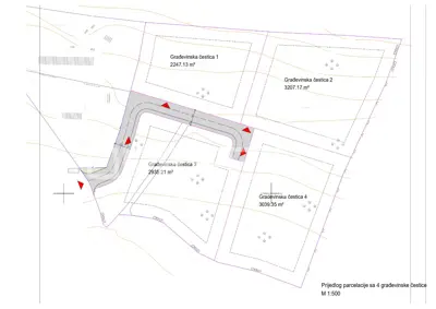 Zemljište 2.253 m², Pula - Šijana, industrijska zona - 2