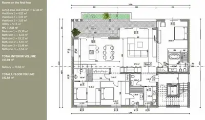 Stan 163 m², Rovinj - pogled na more i terasa - 11