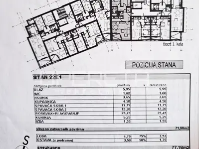 Wohnung 74 m², Makarska - offener Meerblick - 17