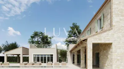Villa 350 m², Buje - Pool und Panoramablick auf das Meer