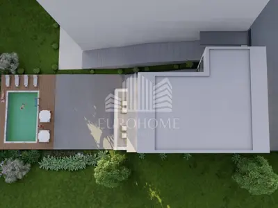 House 383 m², Pantovčak, project for 3 apartments - 2