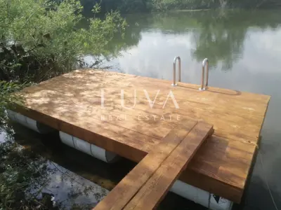 Estate 191 m², Tušilović - by the Korana and private bathing area - 21