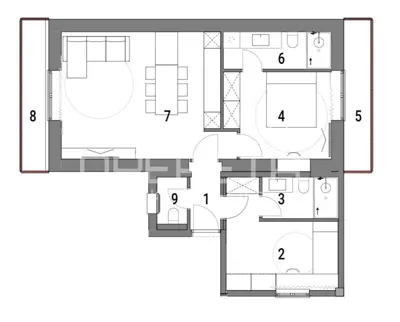 Prodaja, Stan, Centar, Pantovcak, 3s, 72 m² - 12