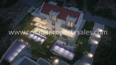 Wohnung 90 m², Rogoznica, Pool und 140 m² Hof - 2