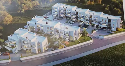 Pula - investment land with a final building permit for