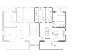 Apartment 62 m², Povljana - sea view and 2 terraces - 8