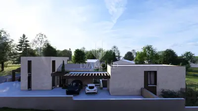 House 176 m², Karigador - pool and covered parking - 14