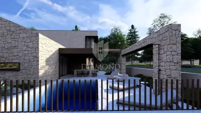 House 176 m², Karigador - pool and covered parking - 6