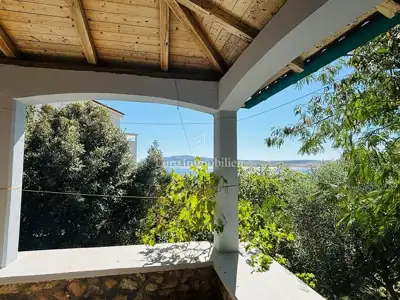 Otok Pag - kuća s lijepim dvorištem, 1. red do mora - 5