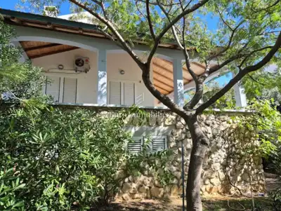 Otok Pag - kuća s lijepim dvorištem, 1. red do mora - 4