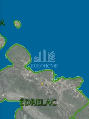 Building plot 619 m², Ždrelac, clean papers 1/1 - 2