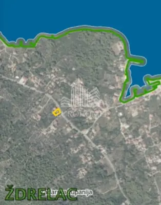 Building plot 619 m², Ždrelac, clean papers 1/1 - 3