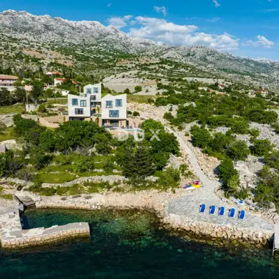 DALMATIEN, KARLOBAG - Exklusive Luxusvilla in erster Reihe zum Meer - 14