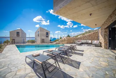 DALMATIEN, KARLOBAG - Exklusive Luxusvilla in erster Reihe zum Meer - 2