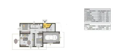 Stan 61,73 m², Medulin - privatni vrt i garaža - 8