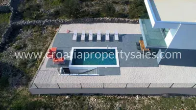 Vila 180 m², Trogir - pogled na more i bazen - 9
