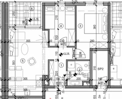 Pula! Multi-residential, modern building with an elevator, close to the center. Apartment with parking space and storage S4 - 4