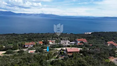Građevinsko zemljište 1.573 m², Labin - pogled na more