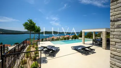 Villa 380 m², Žaborić - Panoramablick auf das Meer - 21