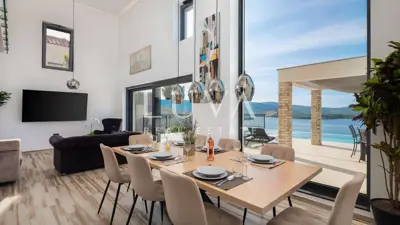 Villa 380 m², Žaborić - Panoramablick auf das Meer - 9