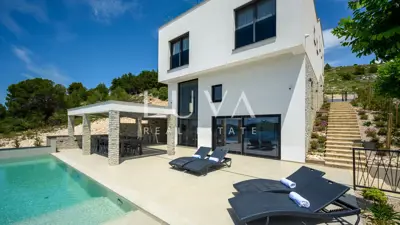 Villa 380 m², Žaborić - Panoramablick auf das Meer - 19