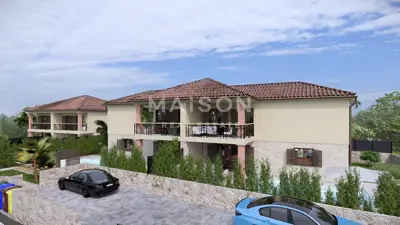 Investment opportunity: plot with a designed villa near Krk - 2