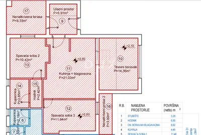 Stan 83 m², Zaton kod Šibenika - prizemlje i dvorište - 12
