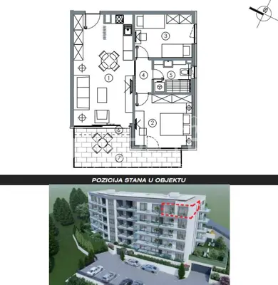 Prodaja, Stan, Makarska, Centar, 2,5s, 58 m² - 23