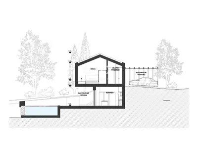 Building land 2,019 m², Oprtalj - project for three villas - 22