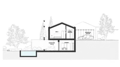 Building land 2,019 m², Oprtalj - project for three villas - 20