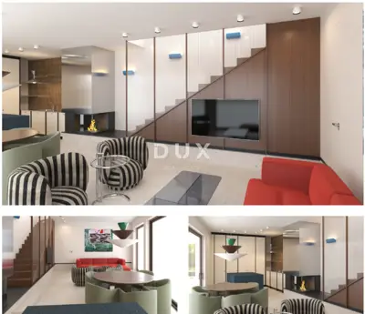 Building land 2,019 m², Oprtalj - project for three villas - 11