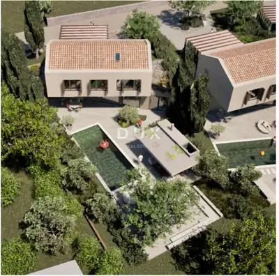 Building land 2,019 m², Oprtalj - project for three villas - 8