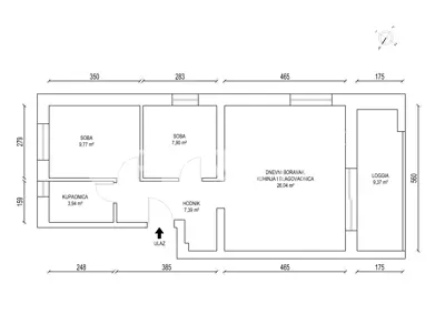 Wohnung 65 m², Lonjica bei Vrbovec, 3 Zimmer und Loggia - 7