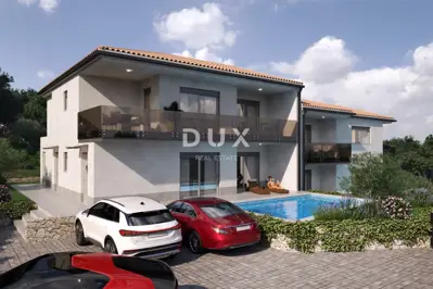 Apartment 82 m², Vrbnik - ground floor, private pool