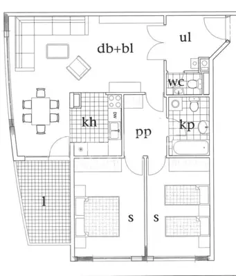 NAJAM, STAN, DUBRAVA; DANKOVEČKA, 3s, 84 m², s garažom - 20