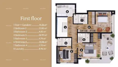 Villa 274 m², Lovrečica - an der Küste Istriens und mit Pool - 9