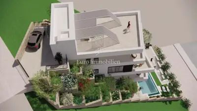 Building plot 476 m², Rtina - first row to the sea