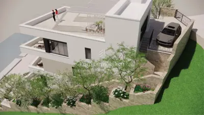 Building plot 476 m², Rtina - first row to the sea - 8