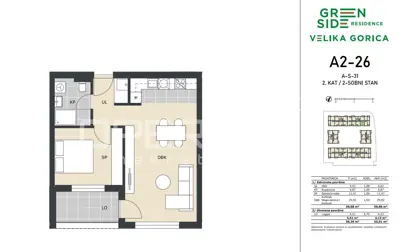 PRODAJA, VELIKA GORICA – NOVOGRADNJA | 2-SOBNI STAN 55m² S LOGGIJOM - 7