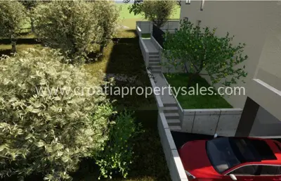 Stan 60 m², Trogir na Čiovu, krovna terasa i balkon - 5