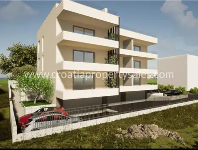 Stan 60 m², Trogir na Čiovu, krovna terasa i balkon - 8