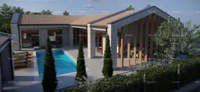 GRAĐEVINSKO ZEMLJIŠTE S PROJEKTOM ZA MODERNU ISTARSKU VILU, Buje