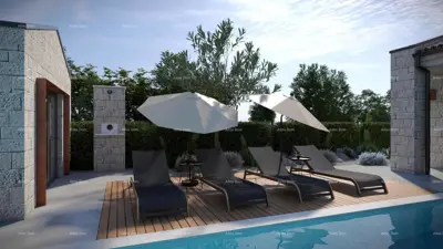 BUILDING LAND WITH PROJECT FOR A MODERN ISTRIAN VILLA, Buje - 2