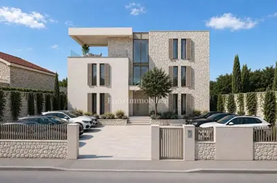 Novalja - new apartment in the first row by the sea